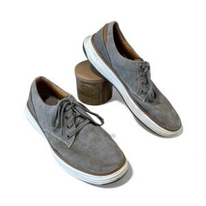 Skechers Shoes Men’s 10.5 Moreno Ederson Oxford Sneaker Gray Fabric Lace Up